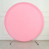 Round Backdrop Cover - 7.2x7.2ft Pink Circle Cover Round Photography Background for Birthday Party Baby Shower Wedding Decorations