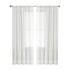 Linen Sheer Curtains for Bedroom, Beige Curtains 84 inches Long for Living Room, Natural Flax Blend Window Draperies for Farmhouse Curtain, Rod Pocket 2 Panels