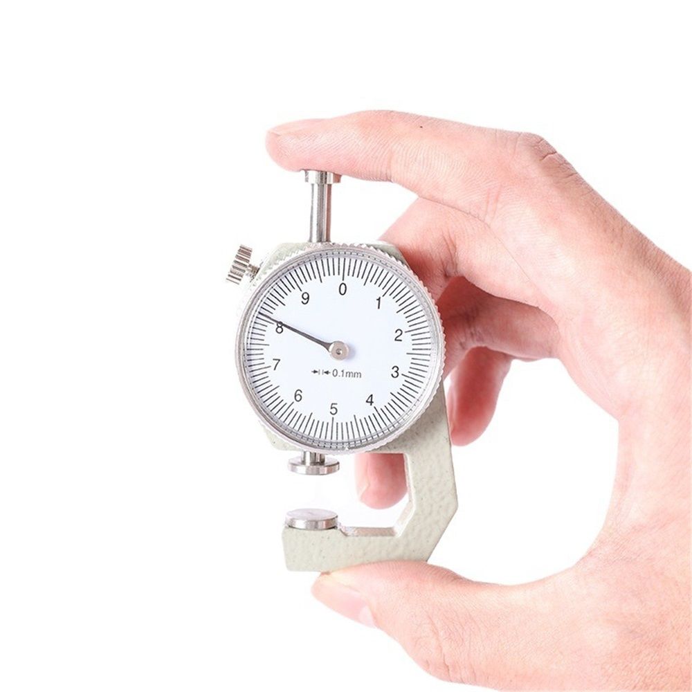 Thickness Round Thickness Tester Dial Indicator Portable Measuring Jewelry Leather Board Equipment