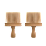 2Pcs Non Static Double Sided Instrument Dust Removal Brush，Wooden Keyboard Cleaning Brush for Keyboards Pianos Synthesizers（2pcs beech ）