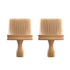 2Pcs Non Static Double Sided Instrument Dust Removal Brush，Wooden Keyboard Cleaning Brush for Keyboards Pianos Synthesizers（2pcs beech ）