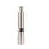 Stainless-Steel One-Handed Thumb Push Button Salt and Pepper Grinder For Black Pepper(Stainless steel spring built-in model)