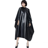 Professional Hair Chemical Hair Shawl Waterproof Bleach Proof Hair Color Dye Shawl, Cape Adjustable Neck Part for Adults and Youth (black)
