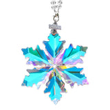 Annual Edition Christmas Snowflake Ornament,Crystal Christmas Ornaments 2025,Crystal Ornament for Christma Tree,Beautiful Ornaments for Women Girls
