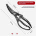 Poultry Scissors- Professional Heavy Duty Kitchen Shears for Spatchcocking Chicken and Meat Cutting- Multi-Purpose Kitchen Scissors for Food - Stainless Steel