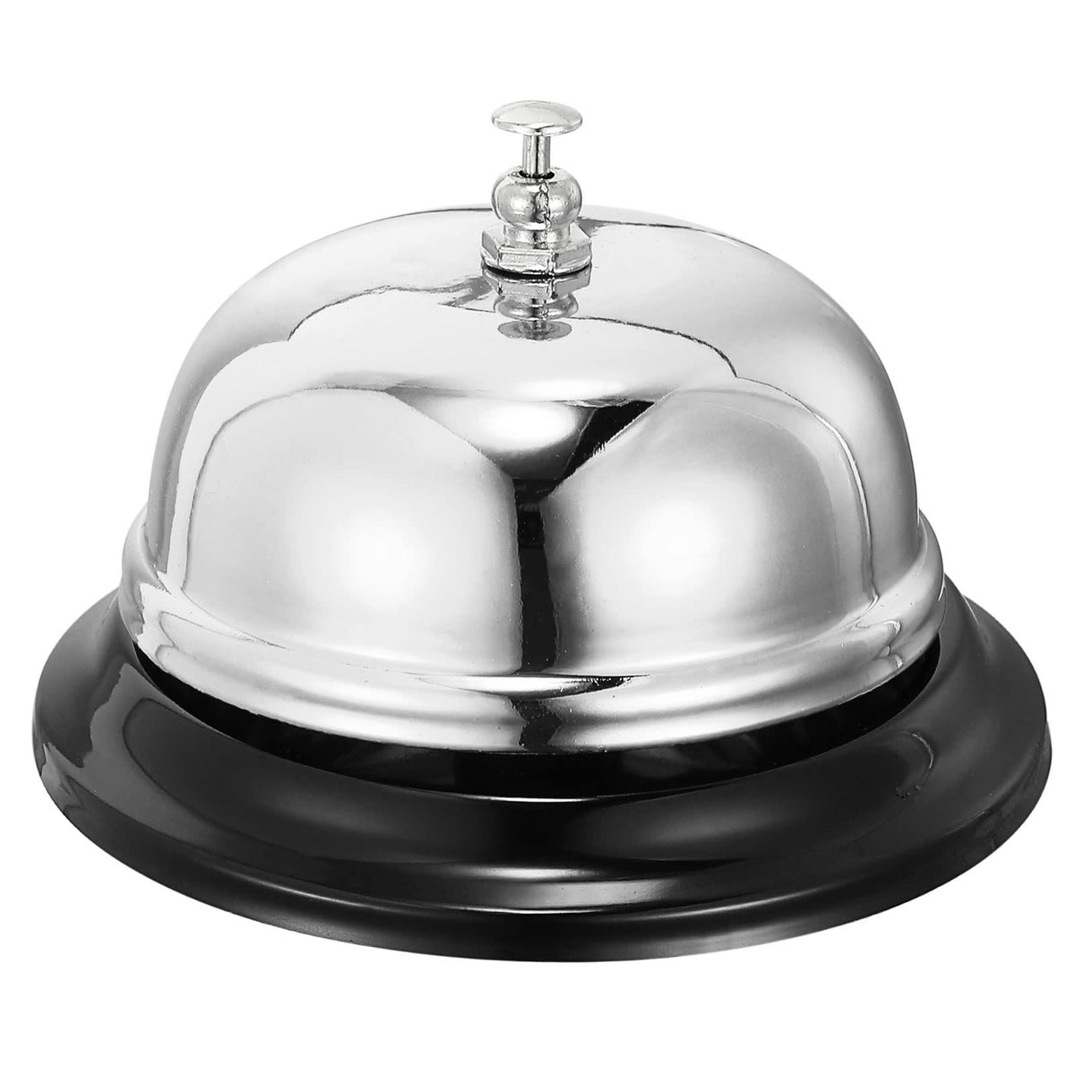 Bell for Desk – Loud & Clear Call Bell with Matte Anti-Rust Steel, Durable Design for Office, Reception, Classroom, and Hotel Use large size