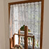 White Lace Sheer Kitchen Valance Curtains for Windows, 160*100cm, Phoenix Tail Flower Pearl Half Curtain
