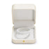 Premium Leather Bracelet Bangle Box  Jewelry Gift Case white Interior Bracelet Storage Holder(White)