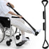 Multi-Loop Leg Lifter Strap 42 in,Rigid Hand Strap Padded Foot Loop with 3 Hand Grips Aid Device for Recovering Getting in and Out of Bed, Couch, Car and Wheelchair - for Adults,Elderly Women and Men