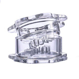 Garlic Twister 4th Gen – Garlic Mincer & Garlic Press in One - for Ginger, Herbs, Nuts & more, BPA-Free, Dishwasher Safe, 3–5 Clove Capacity - Clear