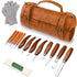 Wood Carving Kit Deluxe Hand Carving Tool Set, 16 Wood  Kit High-Carbon Steel, Wood Art Tools 8  Knives & 5 Detail Carving Knives for Beginner &Professional Christmas Gift
