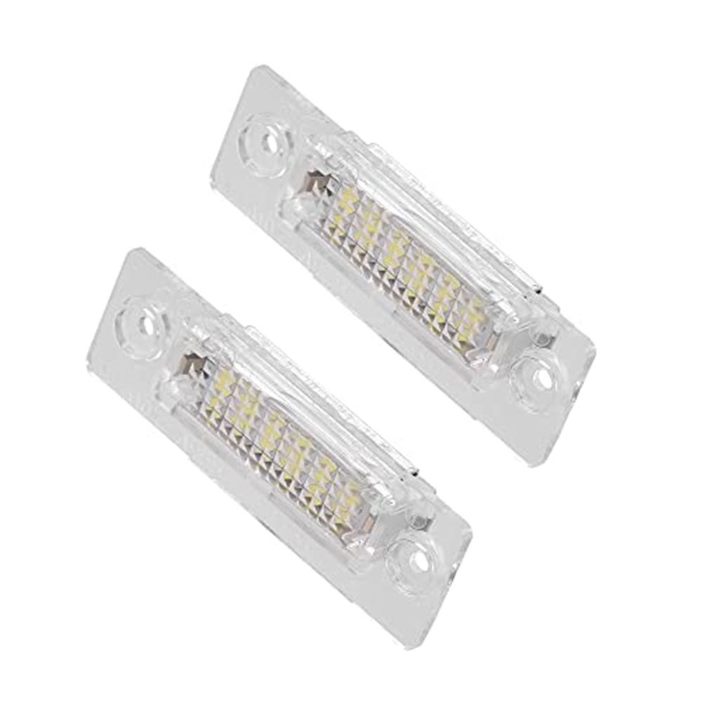 2pcs LED License Plate Light Car Number Lamp Replacement White Light License Plate LED Light, Extremely Bright Assembly