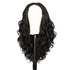 Lace 26in-Lacefrontal Hand Tied Glueless Synthetic With Natural Density Preplucked Hairline (black）