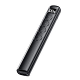 Wireless Presentation Clicker with Pointer Stick,Rechargeable Presenter Remote Light Pointer with Screen Stylus Pen and Digital Display