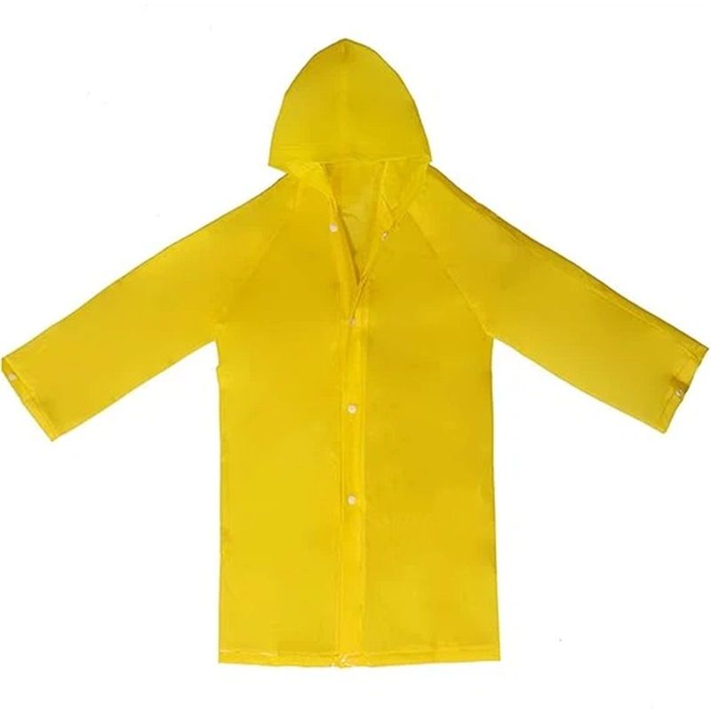 Kids Raincoat  Girl Boy Waterproof Hood rain Jacket Outdoor Age 4-14 YellowRain Poncho, Lightweight Emergency Padded Poncho for Outdoor Activities, Camping, Windy and Stormy Weather