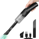 Wireless Mini Car Vacuum Cleaner(400g) Portable Rechargeable,Handheld Vacuums, Mini but Mighty Dust Busters Cordless Rechargeable,Hand Held Vac for Car/Desk /black
