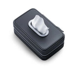 Car Tissue Holder, PU Leather Tissue Napkin Box,Car Armrest Box Tissue Bag,Backseat Napkin Rectangle Organizer(Black)