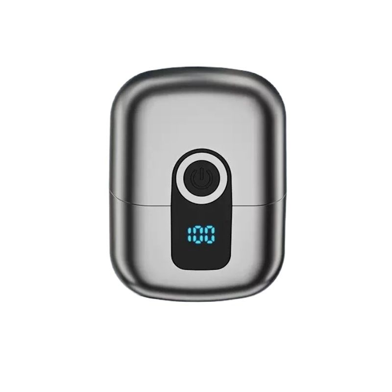 Metal Mini Electric Shaver for Travel Men– Smooth & Close Shave, Portable USB-C Rechargeable Razor with Cap, Waterproof Wet/Dry, Ideal Gift for Dad Husband Boyfriend – gunmetal gray