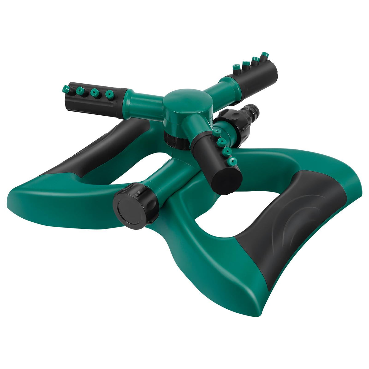 Courtyard watering tool, large area rotating garden watering tool, lawn and courtyard watering tool (green)