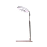 Grow Lights for Indoor Plants, LEDs Full Spectrum Halo Plant Light for Indoor Plants, Height Adjustable Growing Lamp with Detachable Base, 2/4/8Hrs Timer, 4 Brightness, 2-Pack