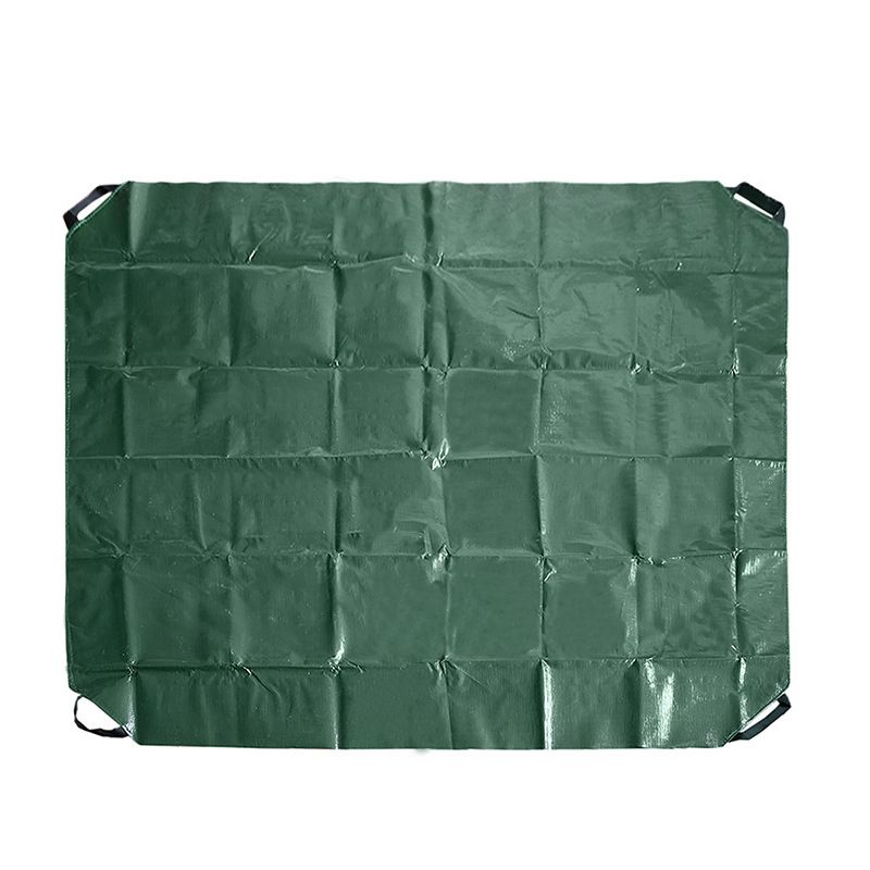 Goods Drawstring Tarp -1.98x1.98m Extra Strength for Easy Clean Ups - Forms into Bag - Best Leaf Tarp - Useful for Covering Bikes, Furniture, Etc.