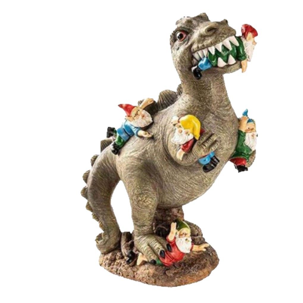 Garden Gnomes Statues Yard Decorations Outdoor Garden Decor, Dinosaur Gnomes Garden Statues, Patio, Lawn Ornament, Gardening Gifts for Women for Housewarming