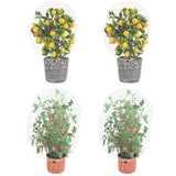 Garden Mesh Netting for Plants, 4 Pack Insect Bird Barrier Net Mesh with Drawstring, 1*1m Garden Bug Netting Plant Cover for Protect Fruit Tree Vegetable Flower