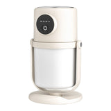 Portable Small Humidifier - Cold Mist Humidifier with 360° Rotating Stand, Stepless Dimming Warm Night Light, 2/8 H Timer Function, Mini humidifier for Bedroom, Plants, Office, and Car
