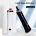 2pcs Electric Nail Lacquer Shaker, Eyelash Lacquer & Glue Shaker for Eyelash Extensions, Handsfree Tool for Nails & Polish（white+black）