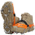 19 Spikes with Stainless Steel Chain Ice Snow Grips Traction Cleats System Safe Protect for Walking, Jogging, Climbing, Hiking on Snow and Ice, Boots Chains for Women Men（L）
