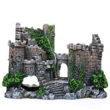 Aquarium Decorations- Castle Fish Tank Decorations for Aquatic Pets to Breed Play and Rest Fish Decorations for Tank