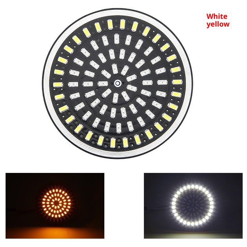 8pcs 1157 LED Turn Signals Front Rear 81 LED Lights Super Bright 1156 Bulbs Lens Kit 1986-2024 Compatible