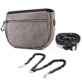 Dog Treat Pouch Bag for Training – Removable Liners, Large Opening Capacity Treat Bag Obedience Cards, Waist Strap Clip Treat Fanny Pack for Dog Training and Walking