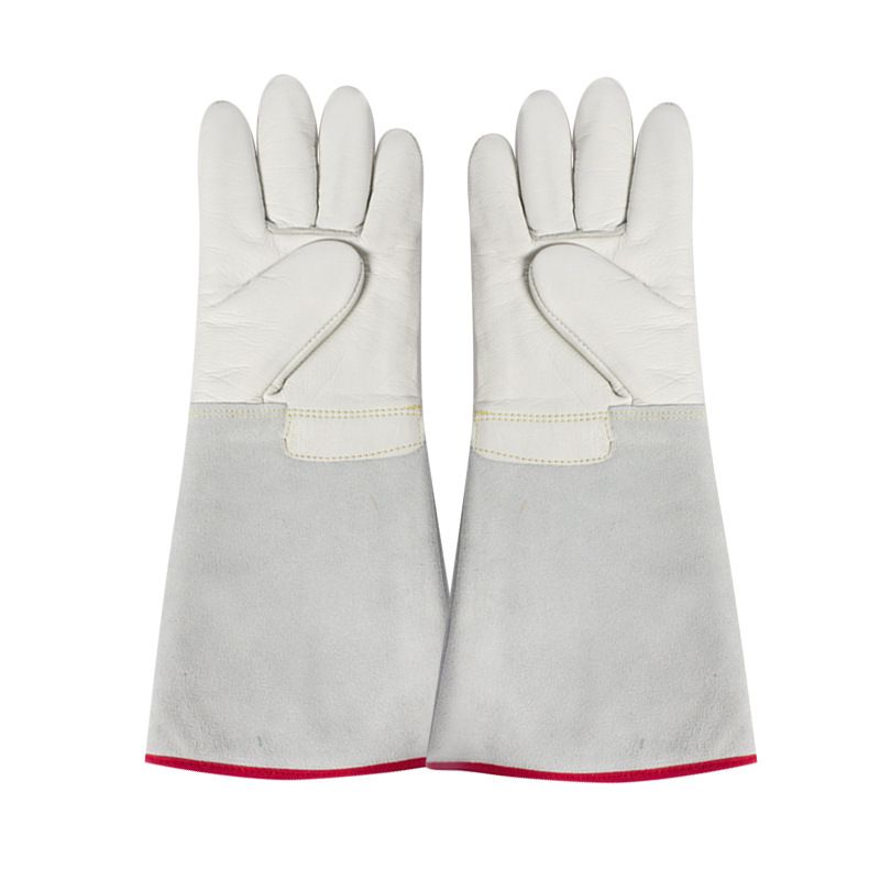 Cryogenic Gloves Low Temperature LNG Liquid Nitrogen Protective Gloves Cold Storage Safety Frozen Gloves-36cm