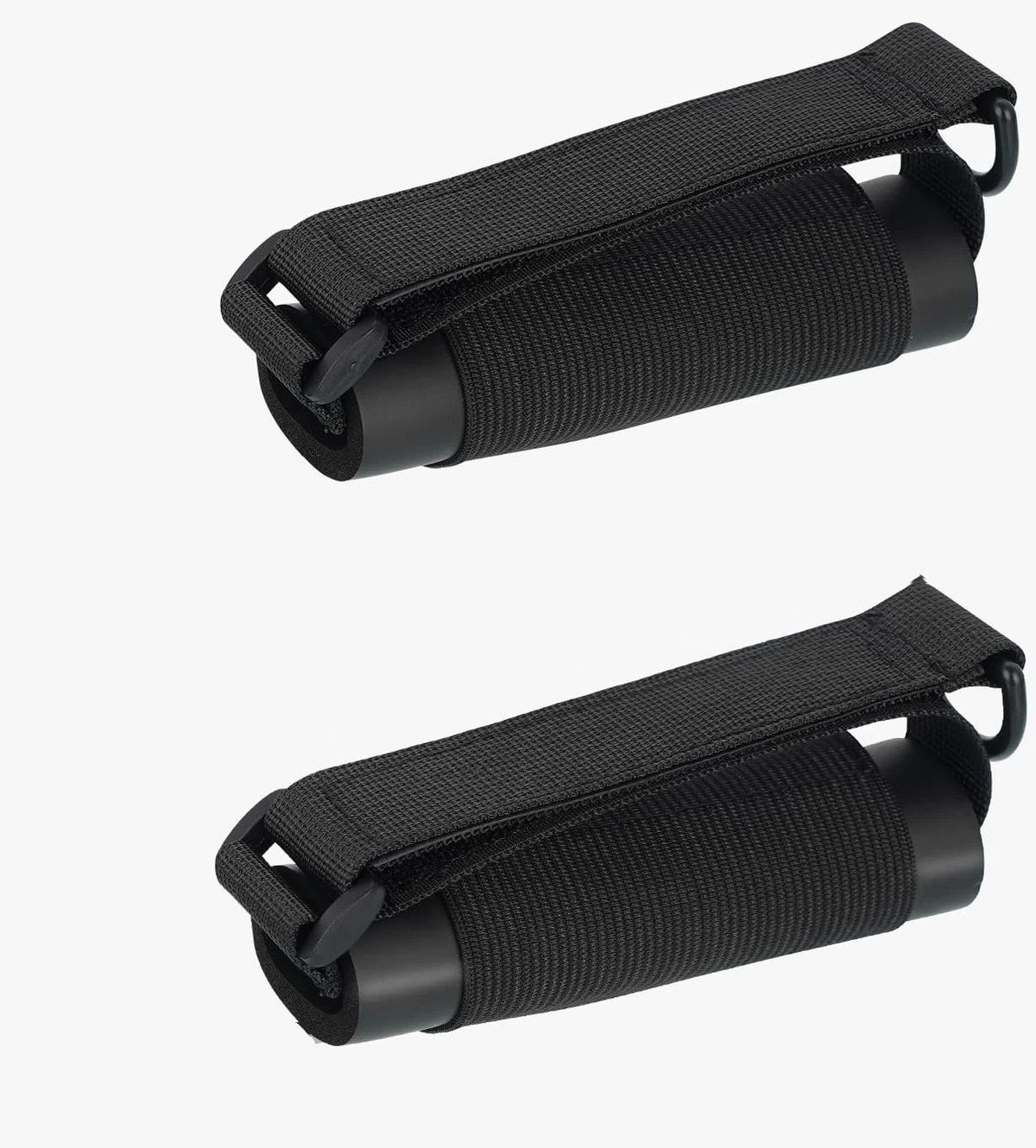 2pcs Disabled Eating Aids Utensil Holders Eating Assistance Hand Cuff for Holding Spoon, Fork, Cutlery Adjustable Nylon Gripping Strap for Limited Mobility, Weak Grip,