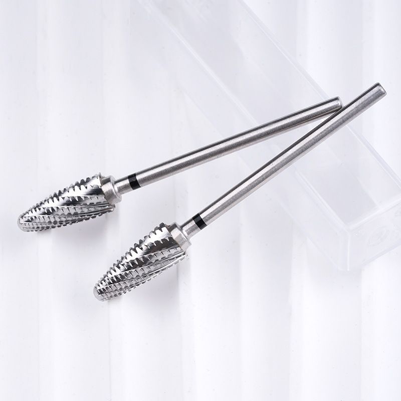 Die Grinder Bits Tungsten Double Cut Burr Bits  for Die Grinder Kits Metal Grinding Drilling Polishing (2pcs XC Extra Coarse Grinding Degree)