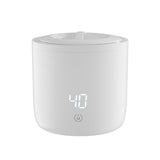 Baby Bottle Warmer Portable 3 Minutes Fast Milk Warmer for Travel with 4 Selectable Temperature & Burn Protection（white）