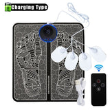 EMS Foot Massager Mat for Pain Foot Relief, EMS Foot Stimulator for Pain Relief Improve and Facilitate Muscle Performance in The Shoulder, Massager & Legs (Black)
