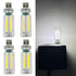 4 PCS Car USB Lights, Plug-in Retro Car Atmosphere Lamp with Touch Dimmable, Portable Mini Glass Bottle LED Bulb Night Lights for Vehicle Bedroom Hallway Camping Holiday Decoration (white)