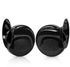 Train Horn for Truck 2pcs 12V Air Horn for Car Snail Electric Air Horn Marine Boat Loud Alarm Kit Boat Motorcycle Dual-tone Car Horn Loud Signal (Black)