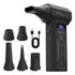 Cordless Paint Pouring Blower with 5 Nozzles Electric Air Duster, Four-Speed Adjustable Speed ​​110000RPM Compressed Air Duster with LED Light,
