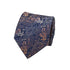 Mens 3.15inches Patterned Tie with Floral Printed Pocket Square, Casual Tie Men&