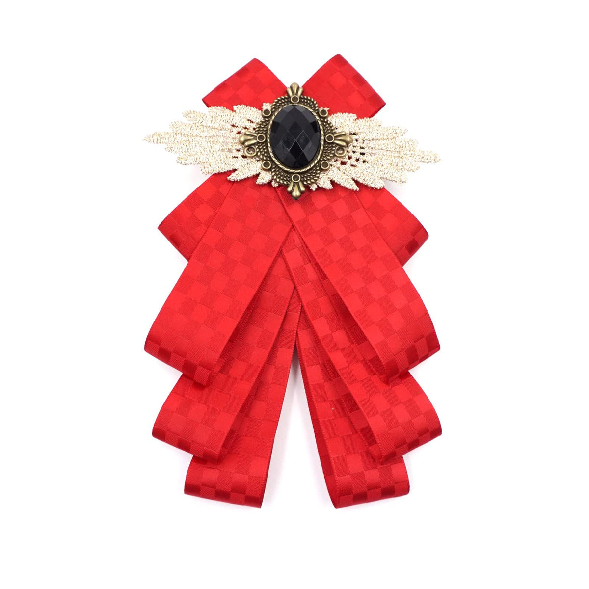 Dangle Wedding Party Bow Tie Women/Men Ribbon Pre Tied Neck Tie Adustable, Tied Bow Tie Luxury Decorative Suit