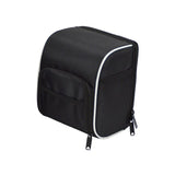 Cycling Bike Bicycle Handlebar Bags Front Baskets Black with Rain Cover,  for and Folding Bikes Easy to Install for Essentials