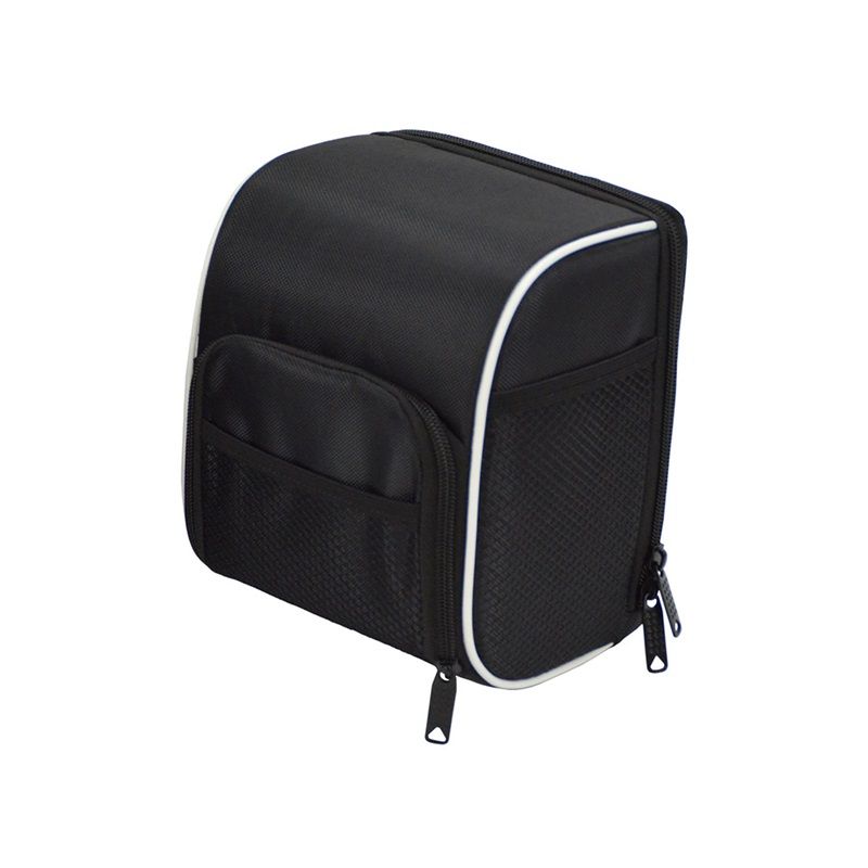 Cycling Bike Bicycle Handlebar Bags Front Baskets Black with Rain Cover,  for and Folding Bikes Easy to Install for Essentials