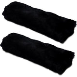 Car Seat Belt Pad,2 Pack Soft Seat Belt Cover for Shoulder Pad Neck Cushion Protector Car Accessories (Black)