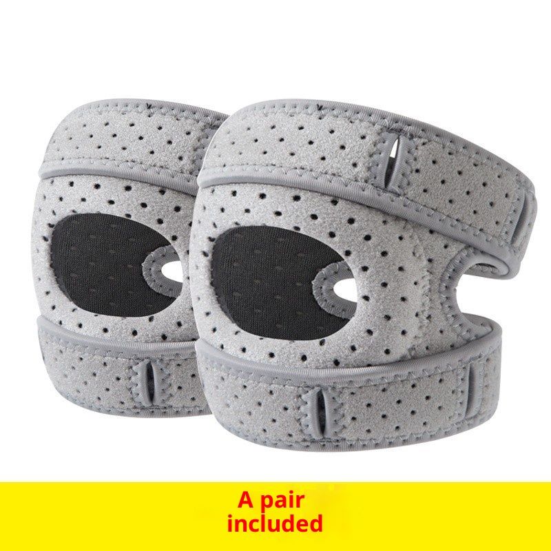 Knee Brace,a pair Knee Brace for Women Men,Pain Relief Adjustable Patellar Tendon Support Sleeves Brace Knee Joint Strap for Hiking,Tennis,Arthritis,Running,Football,Injury Recover(Grey,L)
