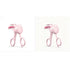 Heated Eyelash Curler Rechargeable Electric Lash Curler with Type-C,  Anti-Burn Mini Heat Design, Gift for Women Girls, Pink 2pcs