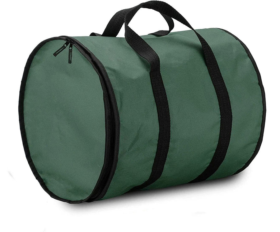 Christmas Light storage Bag | Holiday Light Storage Organizer  Extension Cords Constructed of Durable 600D Oxford Material with Clear PVC Window (Green)