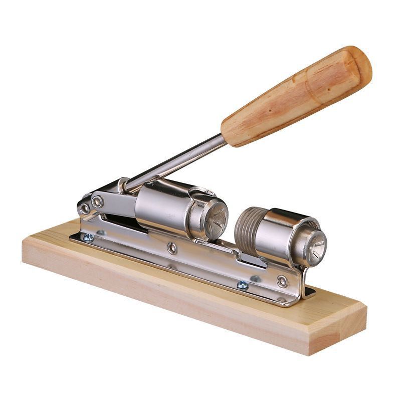 Nutcracker Heavy Duty Nut cracker Pecan Cracker Walnut Cracker Plier Opener Tool Desktop Wood Base & Handle